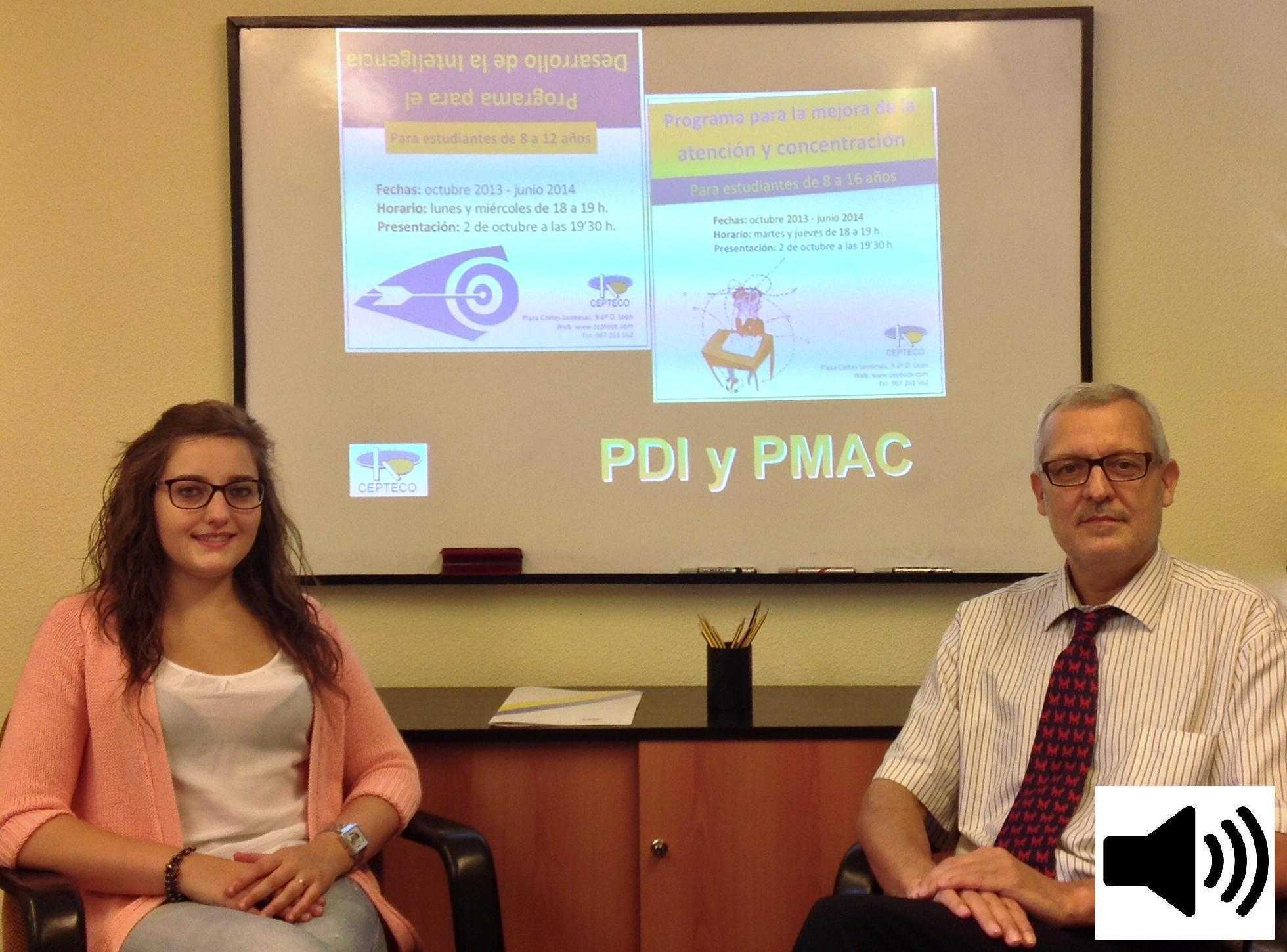 Presentación PDI-PMAC Onda Cero, 2 octubre 2013: Elena Díez y Miguel Ángel Cueto