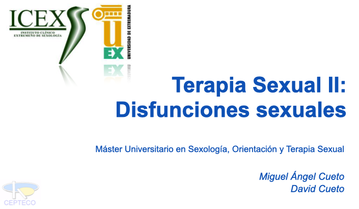 Máster Universitario en Sexología