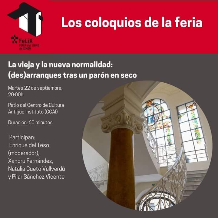 Enrique del Teso en la Feria del Libro Gijón