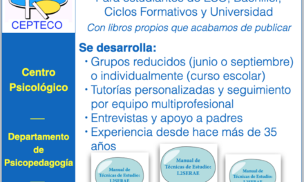 Taller de inteligencia creativa y emocional y Curso de Técnicas de Estudio