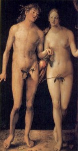 Alberto Durero. Adán y Eva (1507)